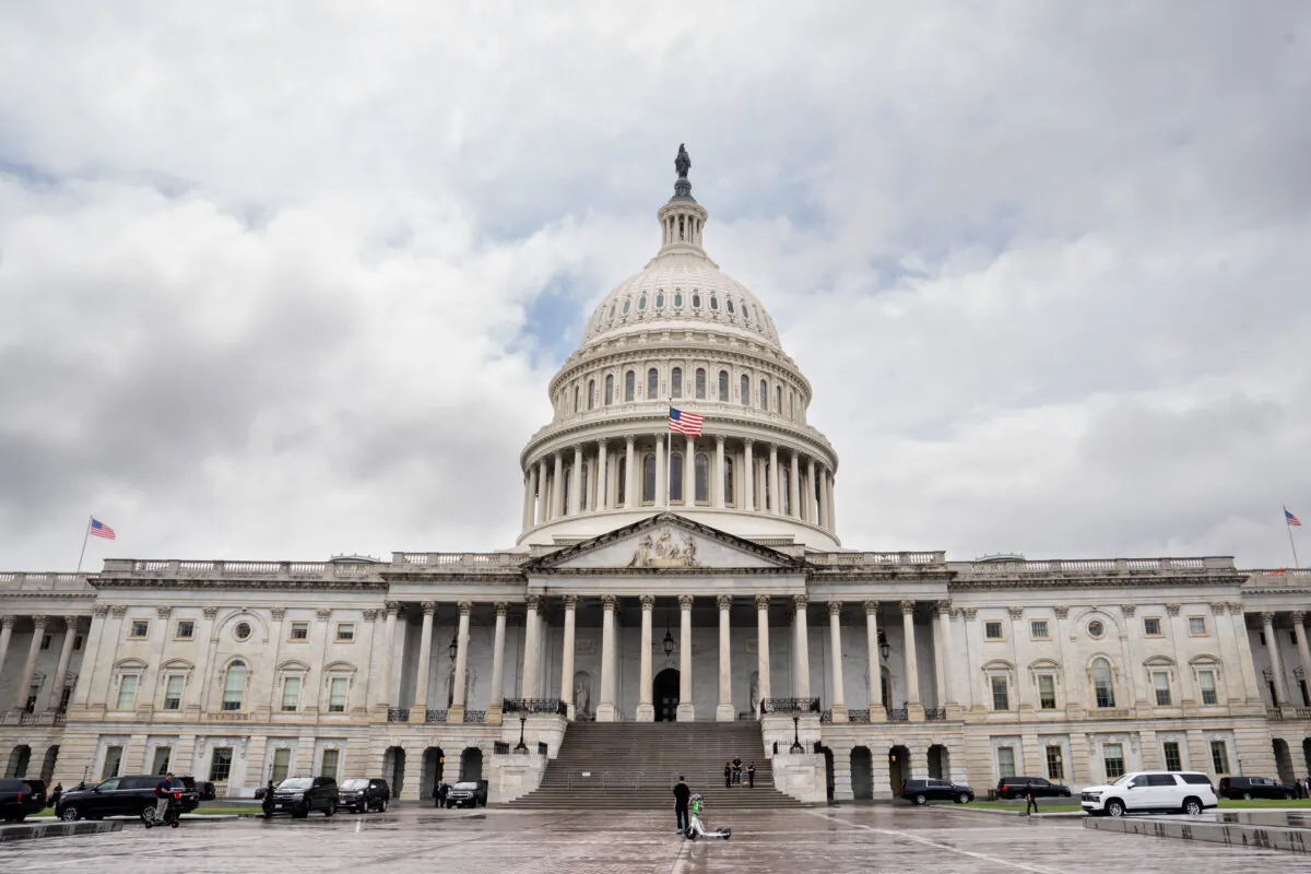 The U.S Capitol building in Washington on May 5, 2025. (Madalina Vasiliu/The Epoch Times)