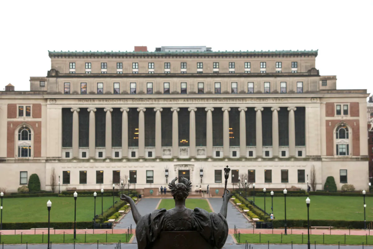 The main campus of Columbia University in New York City on April 12, 2025. (Caitlin Ochs/Reuters)