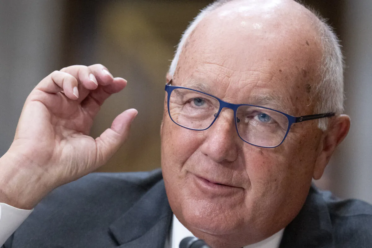 U.S. Ambassador to Canada Pete Hoekstra will make his first official appearance at the B7 Summit in Ottawa, which will be held between May 14-16, 2025. Hoekstra, then candidate for U.S. Ambassador to Canada, testifies during a Senate Foreign Relations Committee hearing on the U.S. Ambassadors to Mexico, Japan, and Canada, on March 13, 2025, on Capitol Hill in Washington. (AP Photo/Jacquelyn Martin)