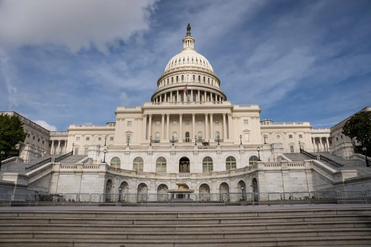 The U.S. Capitol building in Washington on May 5, 2025.(Madalina Vasiliu/The Epoch Times)
