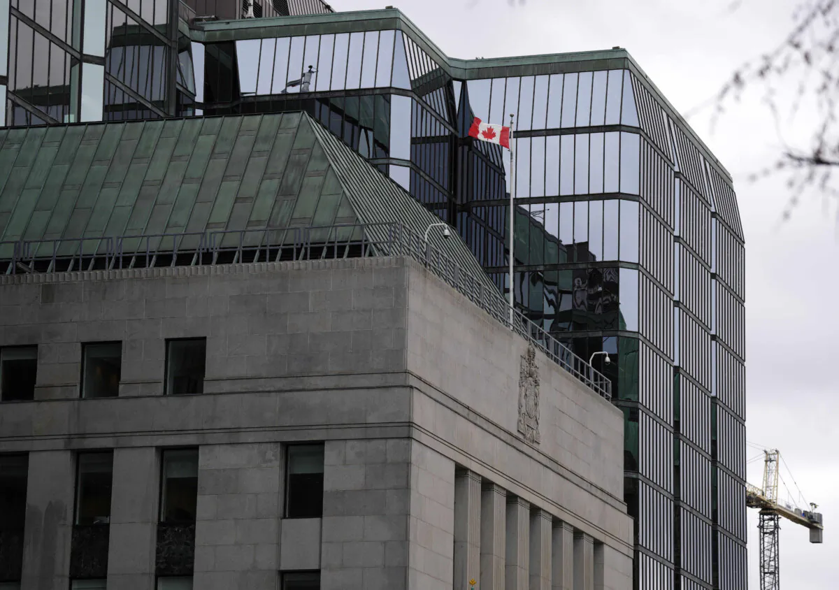 The Bank of Canada is seen in Ottawa, on April 16, 2025. (The Canadian Press/Justin Tang)