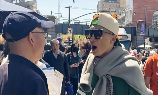 ‘Quit CCP’ Booth in New York Attacked After Receiving Terror and Bomb Threats