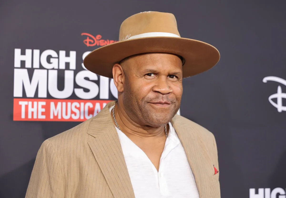 Rondell Sheridan attends the Disney+ "High School Musical: The Musical: The Series" season 3 premiere in Burbank, Calif., on July 27, 2022. (Momodu Mansaray/Getty Images)