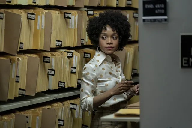 Nina Hayes (Rachel Hilson) stars in the TV series, "Duster." (HBO Max)