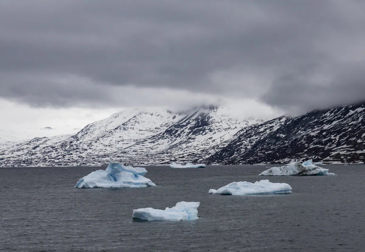 Arctic climate surrounds Greenland, seen on May 4, 2025. (John Fredricks/The Epoch Times)