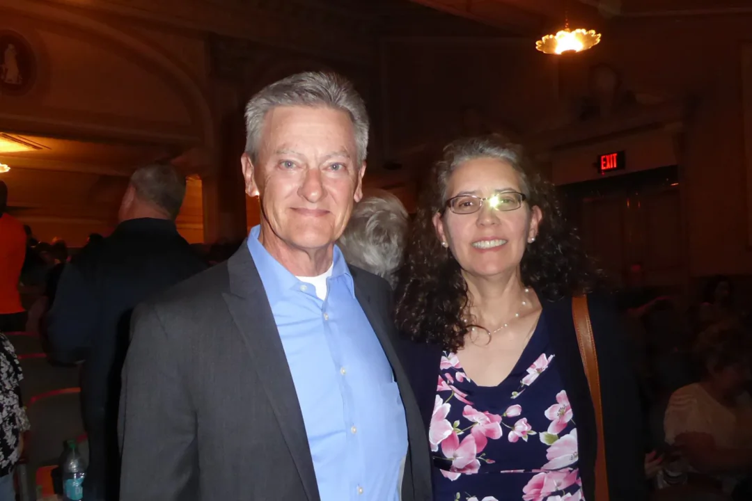 Jerry and Michelle Thompson attended Shen Yun Performing Arts at the Miller Theater in Philadelphia on May 10, 2025. (Frank Liang/The Epoch Times)