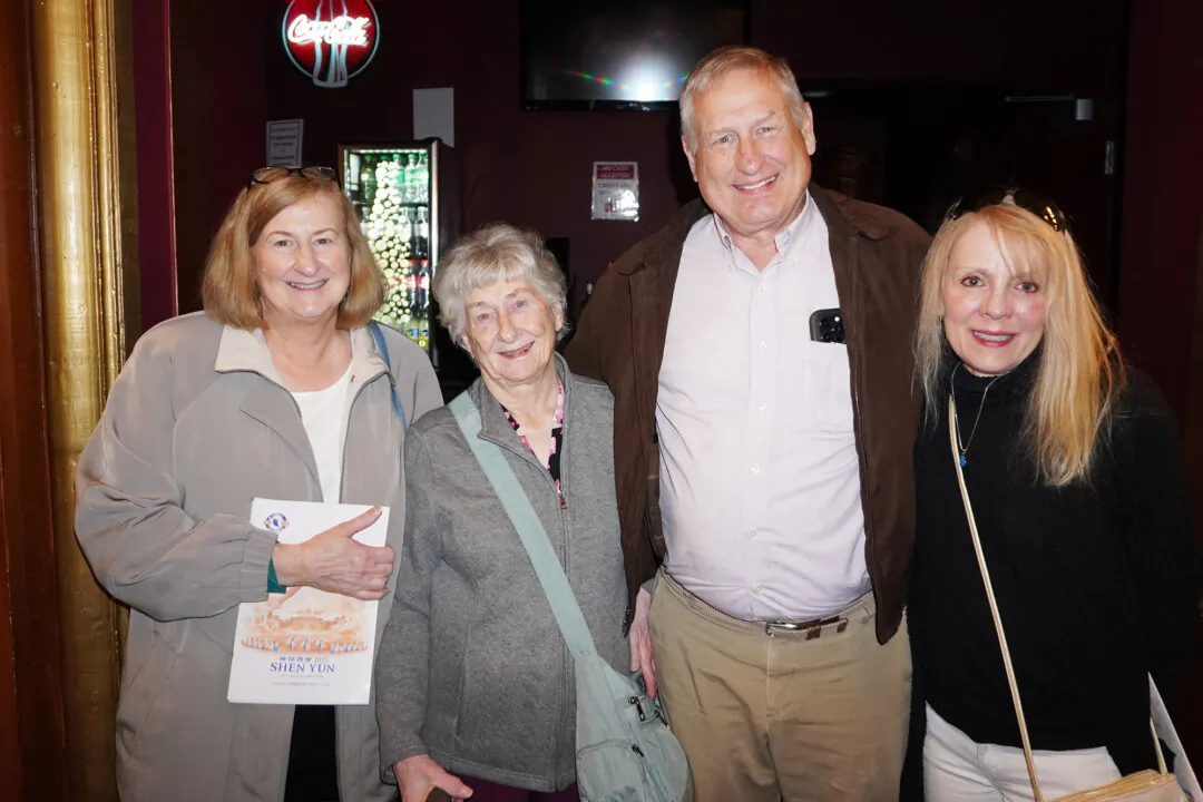 Richard Keene attends Shen Yun at the Providence Performing Arts Center along with family members on May 10, 2025. (Sonia Wu/The Epoch Times)