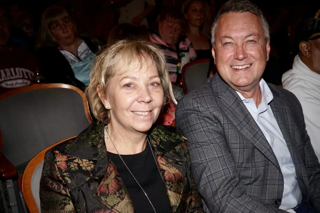 Andrea and Joseph Holtman enjoyed Shen Yun at the Miller Theater in Philadelphia on May 10, 2025. (Lily Sun/The Epoch Times)