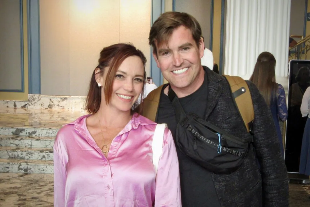 Jessica Stutta and Mikey Marquart enjoyed Shen Yun's matinee at the Fisher Center for the Performing Arts on May 10, 2025. (Roland Ree/The Epoch Times)