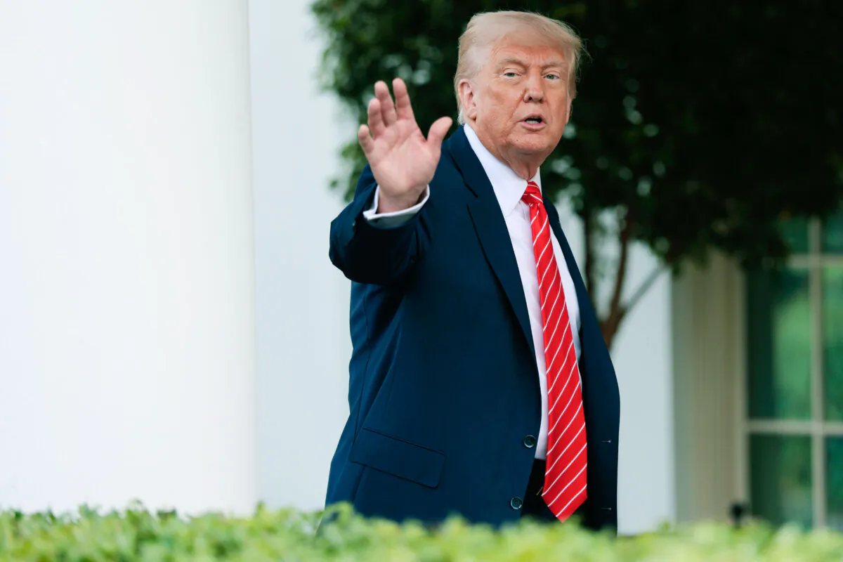 President Donald Trump in Washington on May 8, 2025. (Anna Moneymaker/Getty Images)