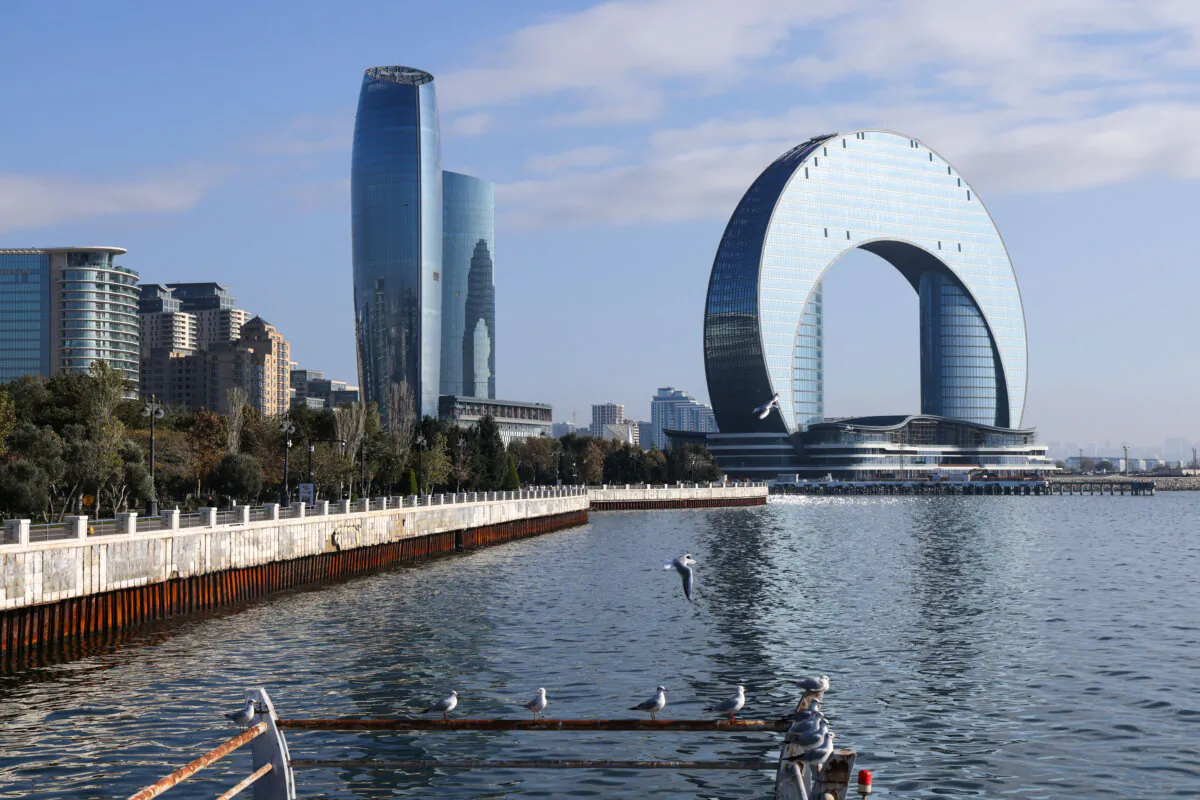 The Caspian Sea in Baku, Azerbaijan, in this file photo. (Sean Gallup/Getty Images)