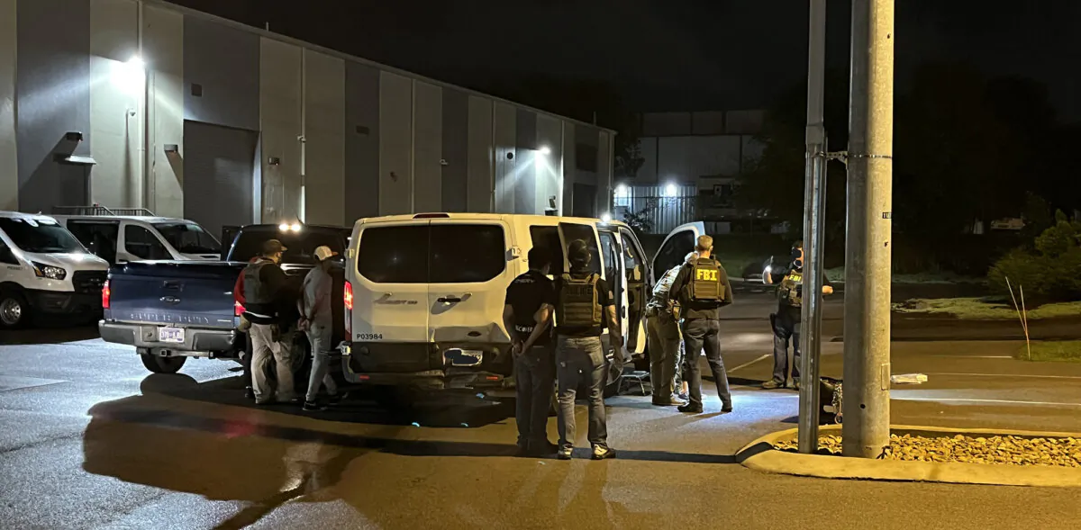 Federal agents arrest illegal immigrants in Nashville, Tenn., in May 2025. (ICE)