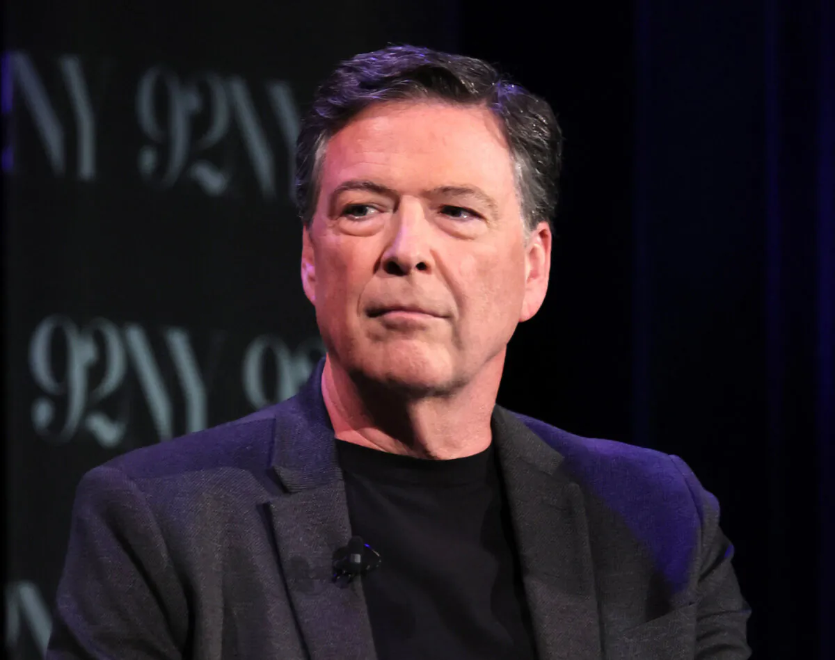 James Comey speaks onstage during Former FBI Director James Comey In Conversation With MSNBC's Nicolle Wallace at 92NY in New York City on May 30, 2023. (Dia Dipasupil/Getty Images)