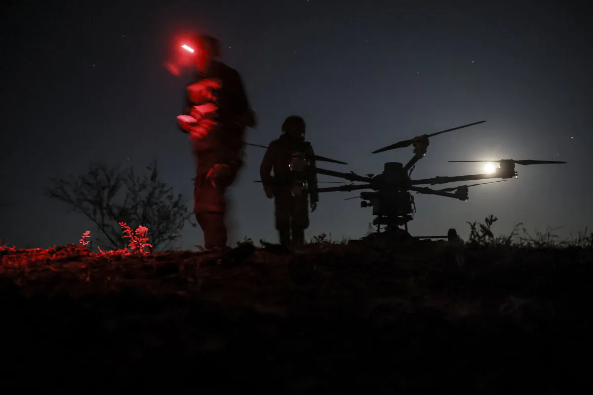 Ukrainian soldiers on the Donetsk frontline near Chasiv Yar, Ukraine, on May 15, 2025. (Oleg Petrasiuk/Ukraine's 24th Mechanized Brigade via AP)