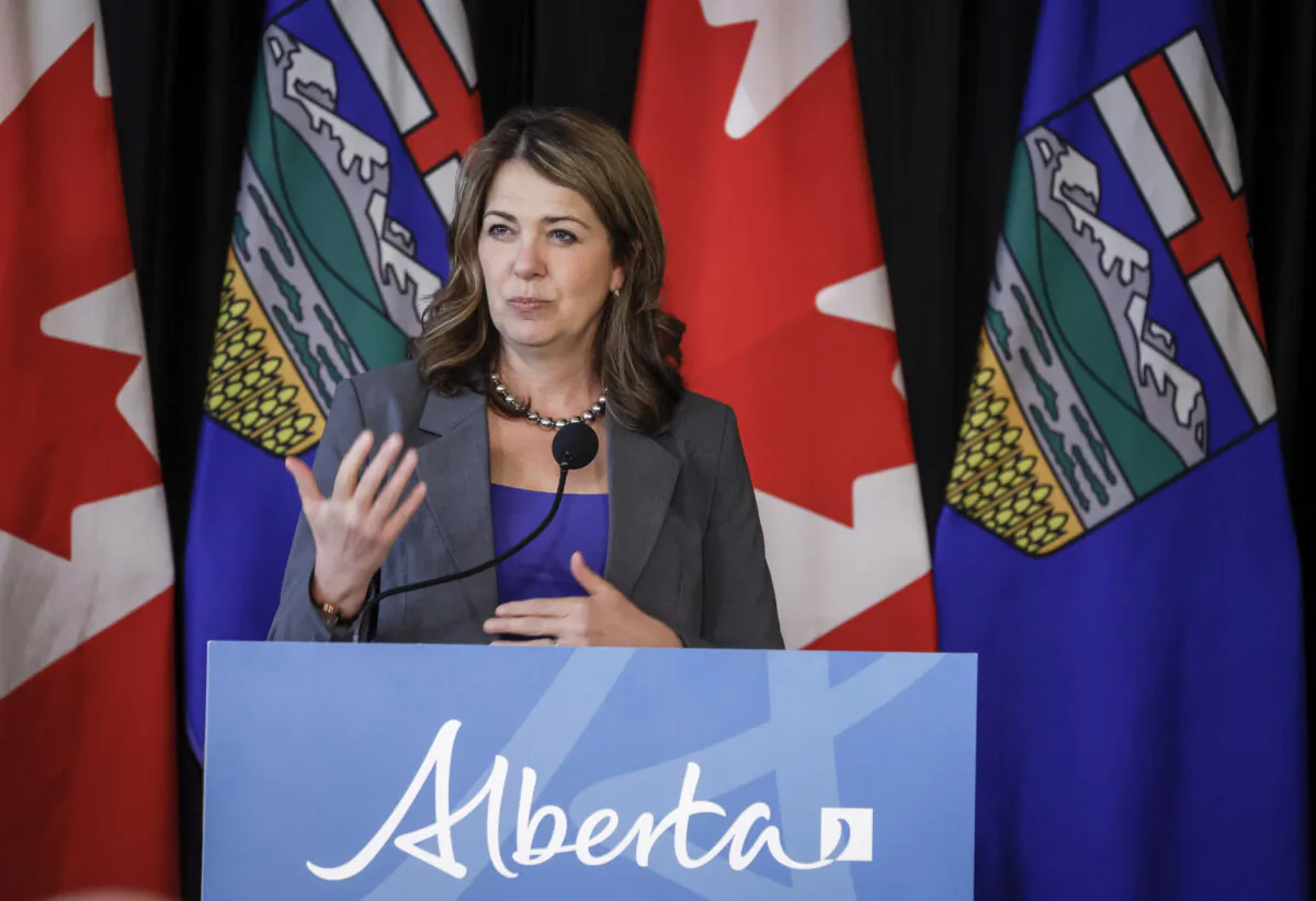 Alberta Premier Danielle Smith in a file photo. (The Canadian Press/Jeff McIntosh)