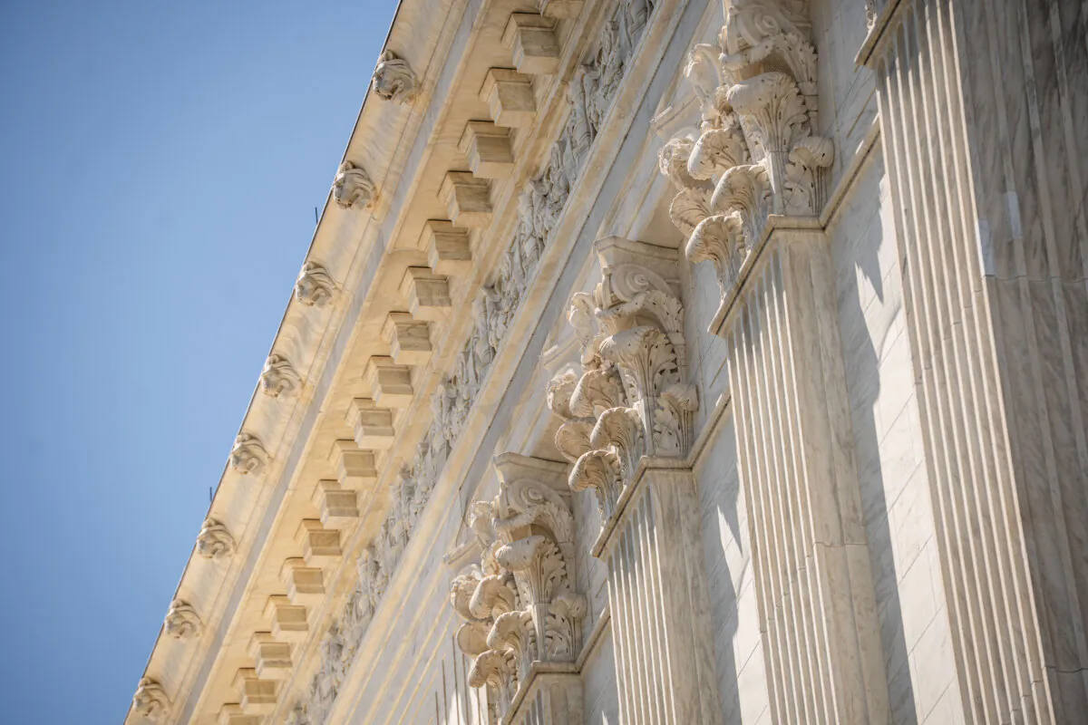 The Supreme Court in Washington on May 19, 2025. (Madalina Vasiliu/The Epoch Times)