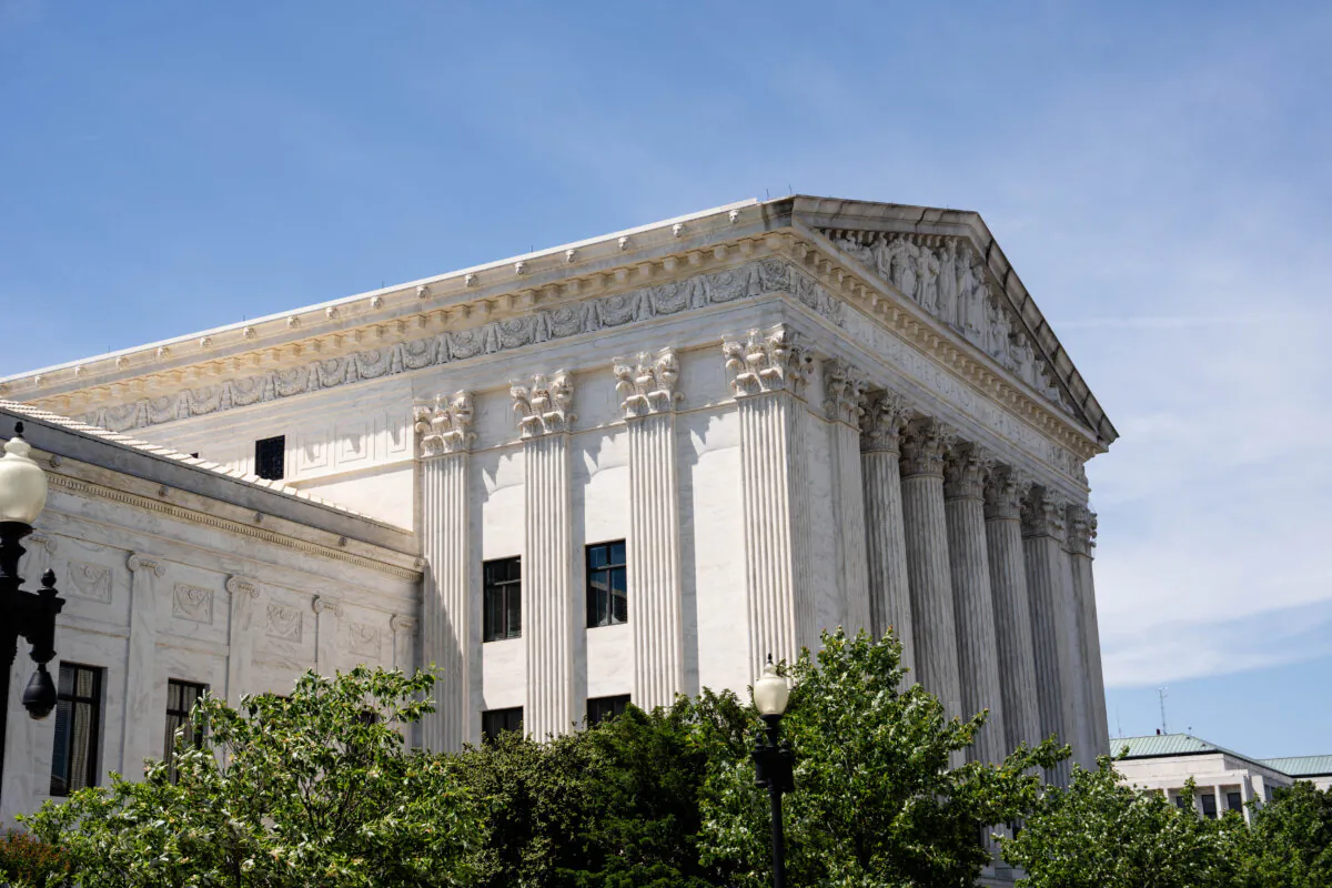 The Supreme Court in Washington on May 19, 2025. (Madalina Vasiliu/The Epoch Times)