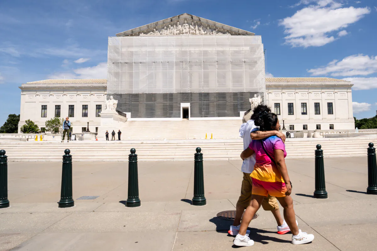 The U.S. Supreme Court in Washington on May 19, 2025. (Madalina Vasiliu/The Epoch Times)
