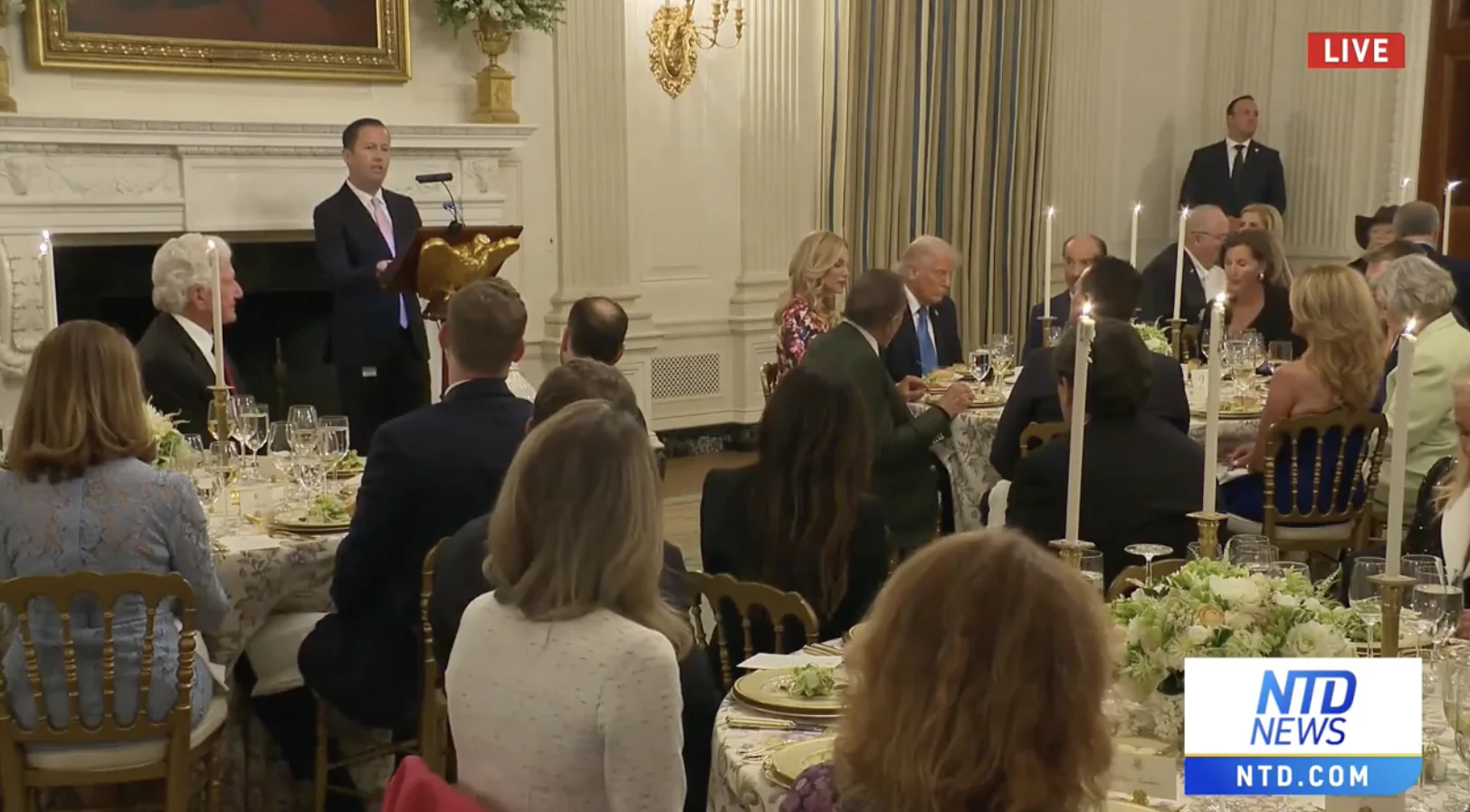 Trump Participates in Kennedy Center Board Dinner