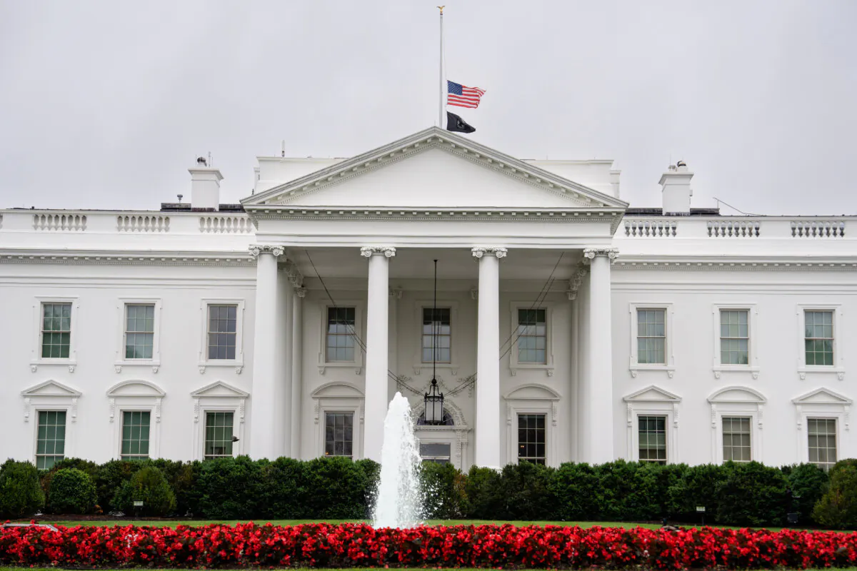 The White House in Washington on May 21, 2025. (Madalina Vasiliu/The Epoch Times)