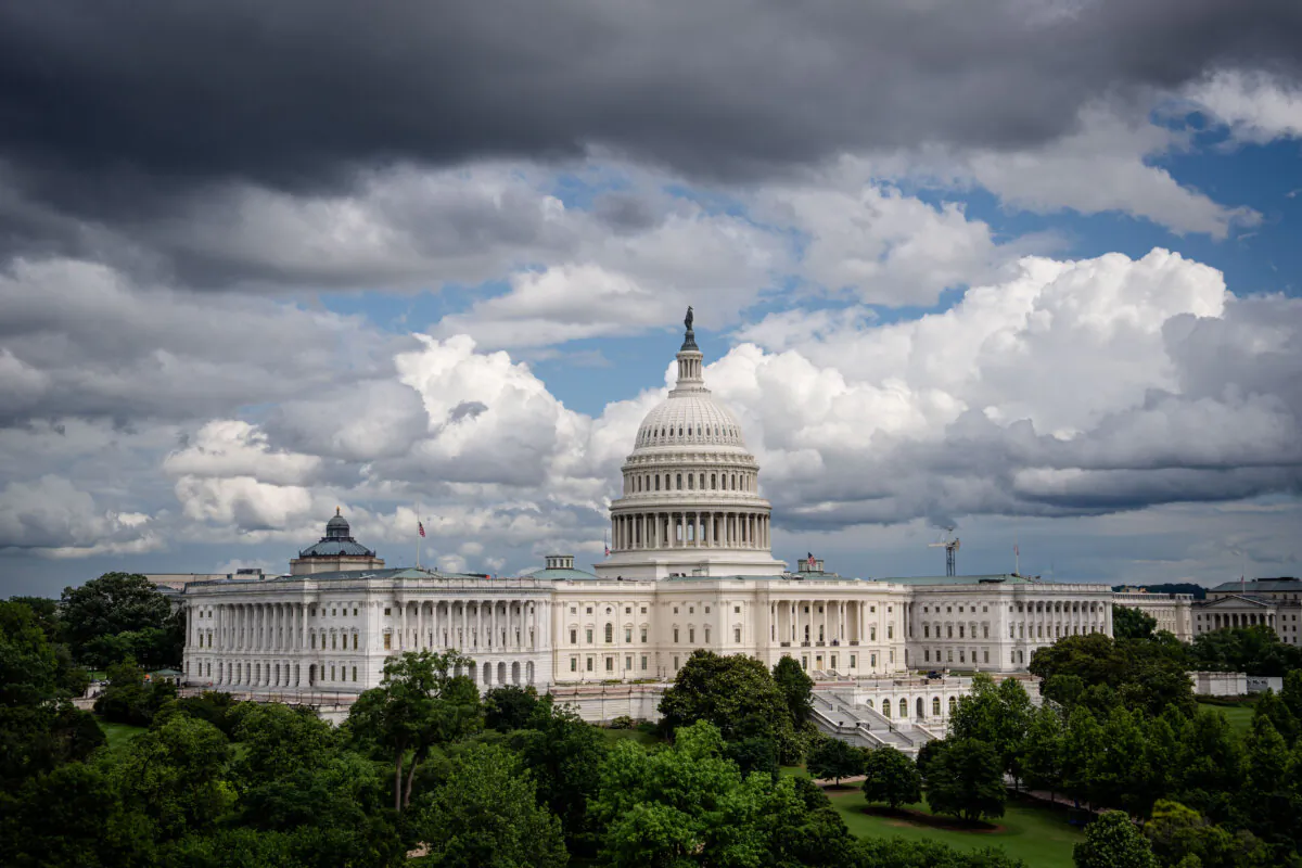 The U.S. Capitol building in Washington on May 22, 2025. (Madalina Vasiliu/The Epoch Times)