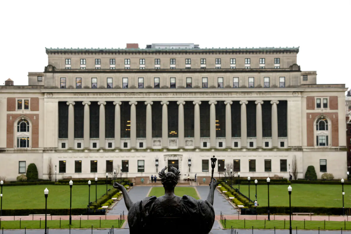 The main campus of Columbia University in New York City on April 12, 2025. (Caitlin Ochs/Reuters)