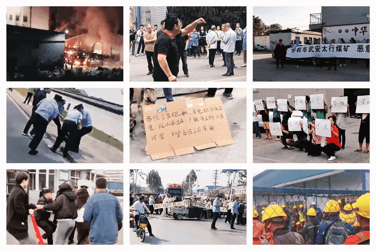 As China’s Economy Weakens, Tens of Thousands of Workers Protest Against Unpaid Wages