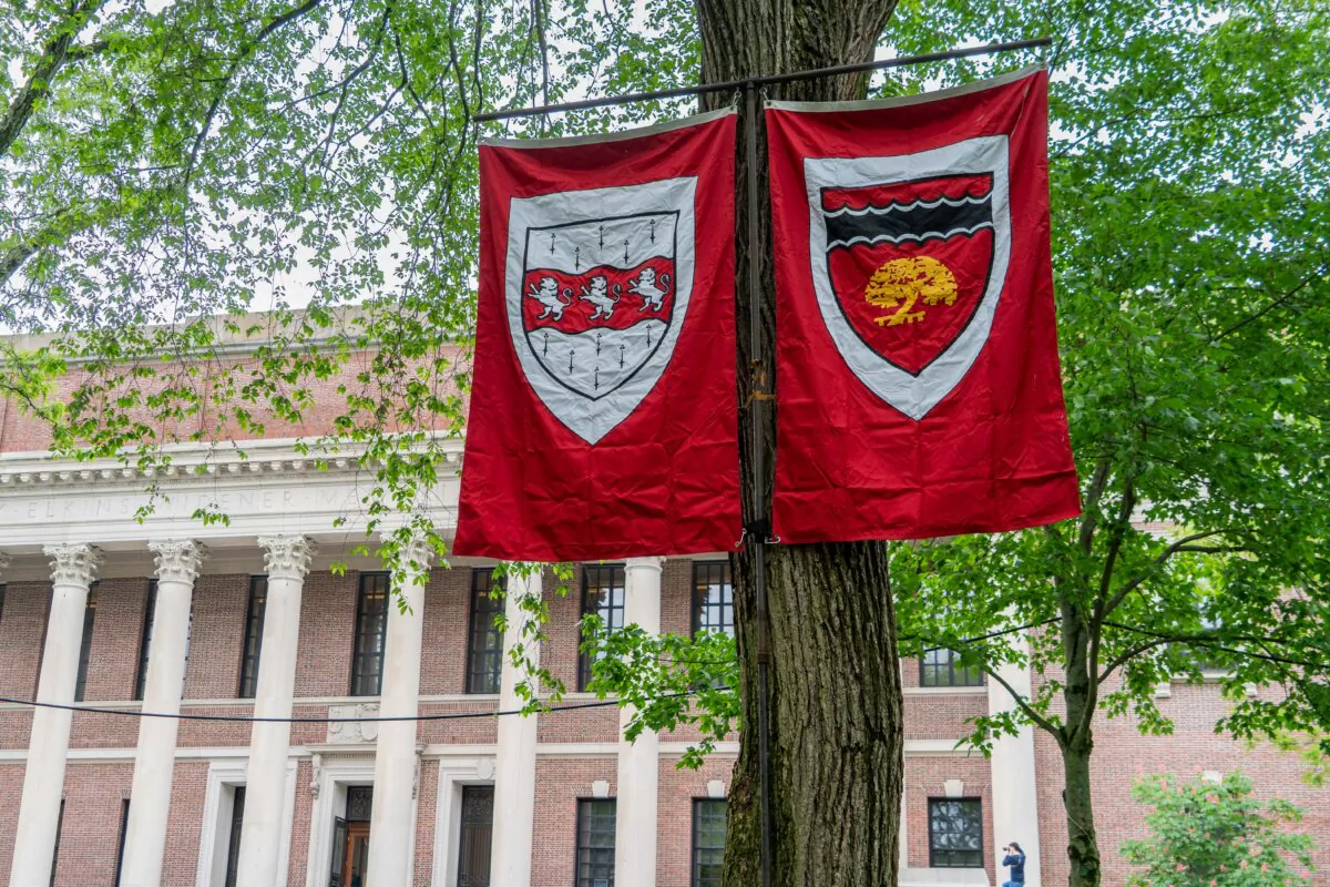 Harvard University in Cambridge, Mass., on May 23, 2025. (Learner Liu/The Epoch Times)