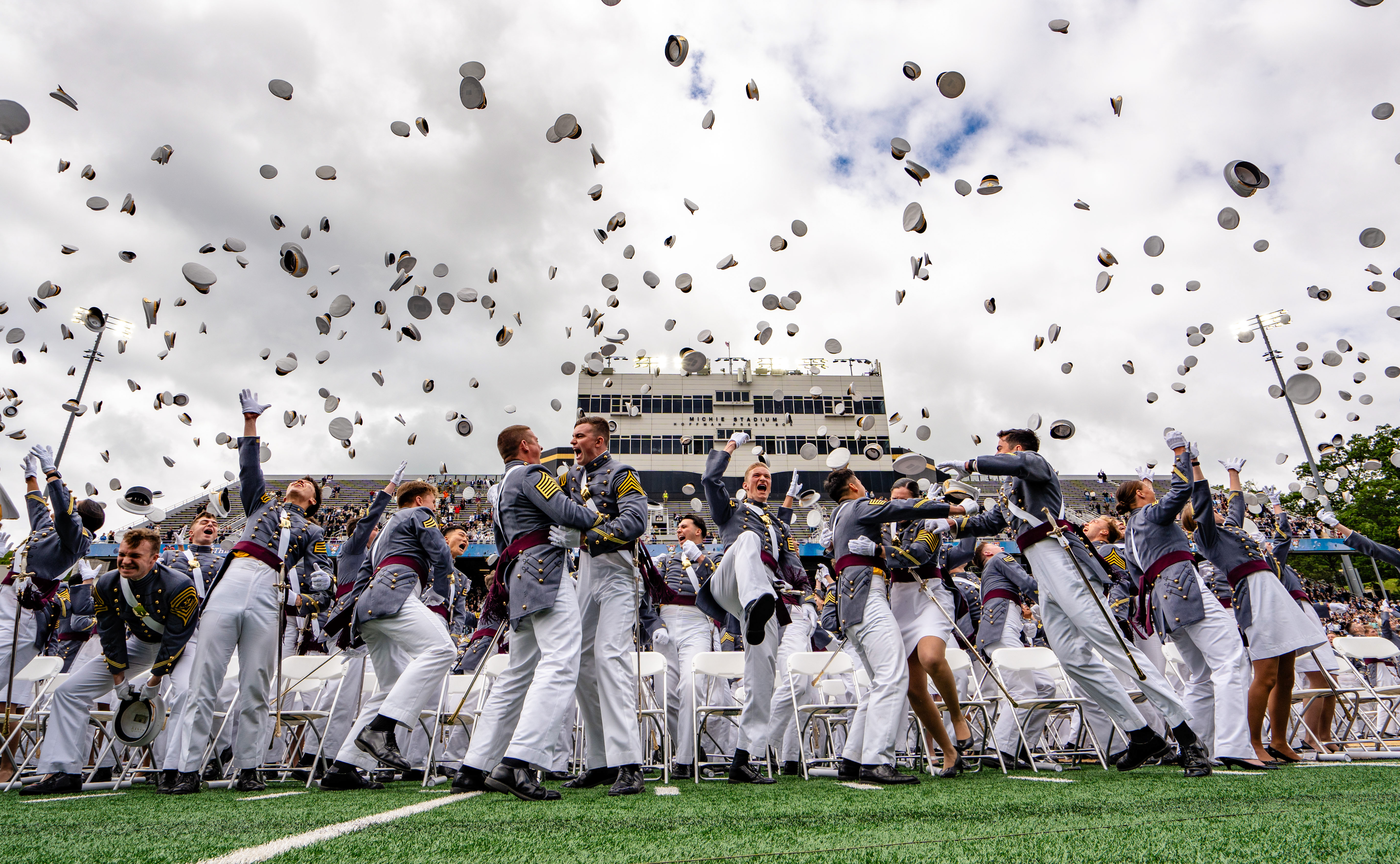 Day in Photos: West Point Graduation, Ukraine-Russia Prisoner Exchange, and Noem in Bahrain