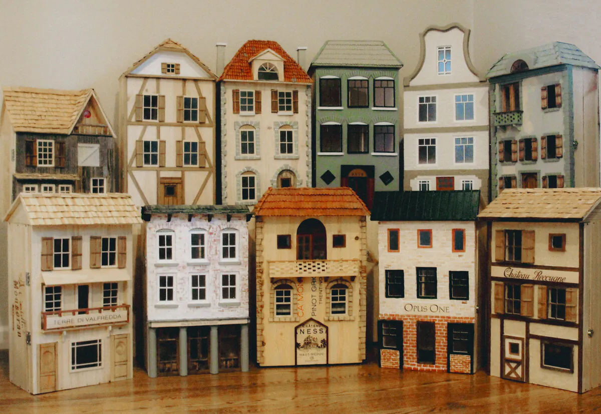 Tom Bresadola has made dozens of unique doll houses. (Courtesy of Tom Bresadola)