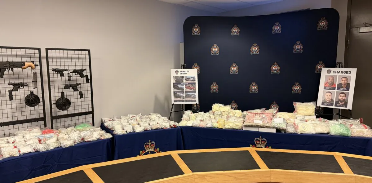 London police seized $2.7 million worth of fentanyl, among other drugs and weapons, following a five-month investigation. (London Police Service handout photo)