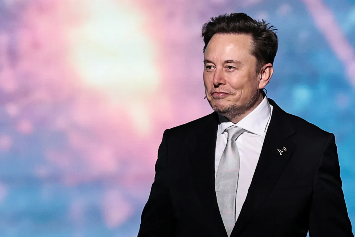 Tesla CEO Elon Musk attends the Saudi–U.S. Investment Forum in Riyadh, Saudi Arabia, on May 13, 2025. (Hamad I Mohammed/Reuters)