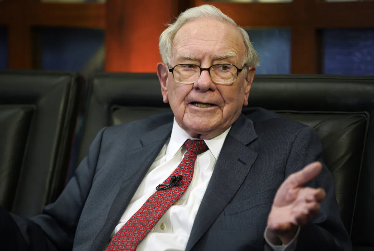 Berkshire Hathaway Chairman and CEO Warren Buffett speaks during an interview in Omaha, Neb., on May 7, 2018. (Nati Harnik/AP Photo)