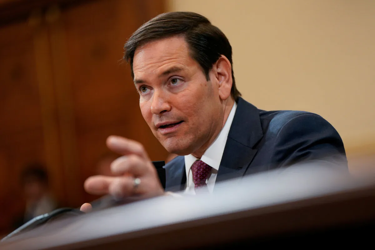 Secretary of State Marco Rubio testifies at a House Foreign Affairs Committee hearing on President Donald Trump's State Department budget request, in Washington on May 21, 2025. (Elizabeth Frantz/Reuters)