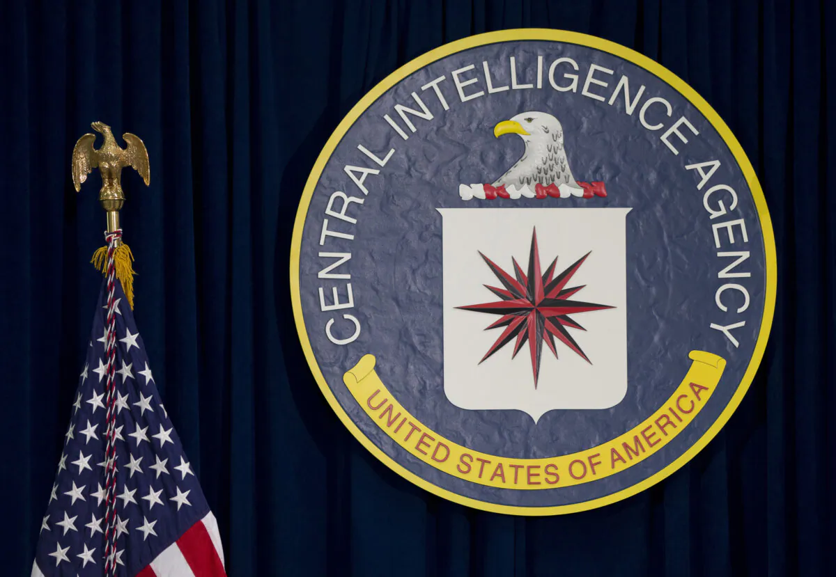 The seal of the CIA at CIA headquarters in Langley, Va., on April 13, 2016. (Carolyn Kaster/AP Photo)
