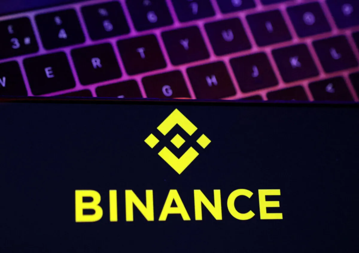 The logo of the United Arab Emirates-based exchange Binance
on Nov. 8, 2022. (Dado Ruvic/Reuters)