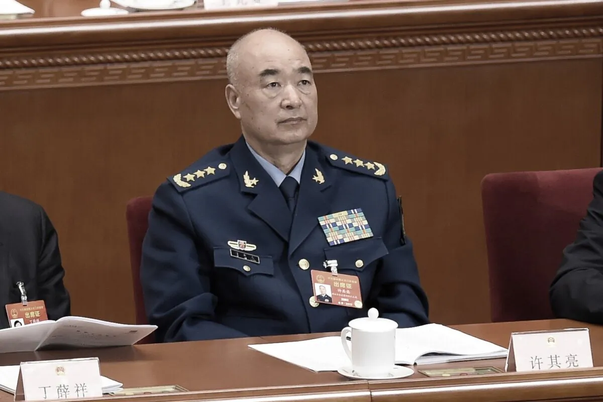 China's Vice Chairman of the Central Military Commission Xu Qiliang attends the opening session of China's rubber-stamp legislature, the National People's Congress, at the Great Hall of the People in Beijing on March 5, 2019. (Wang Zhao/AFP via Getty Images)