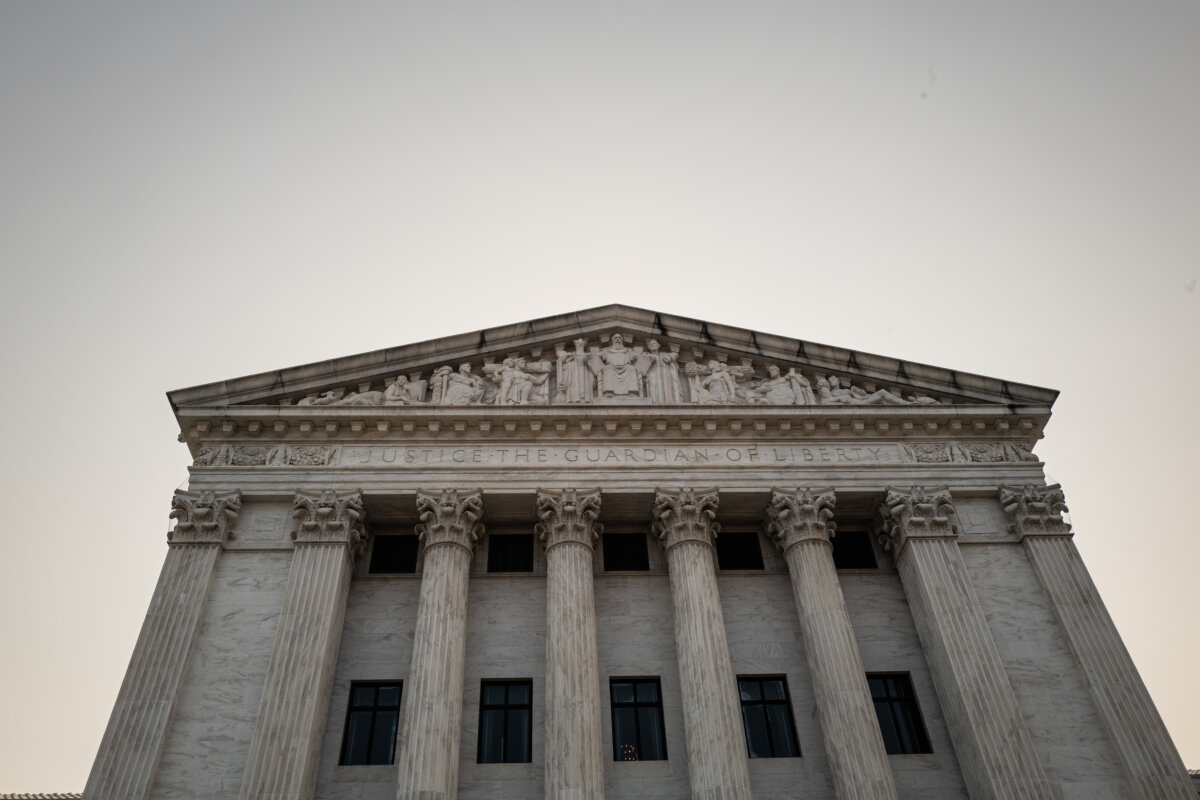 The Supreme Court in Washington on June 3, 2025. (Madalina Vasiliu/The Epoch Times)