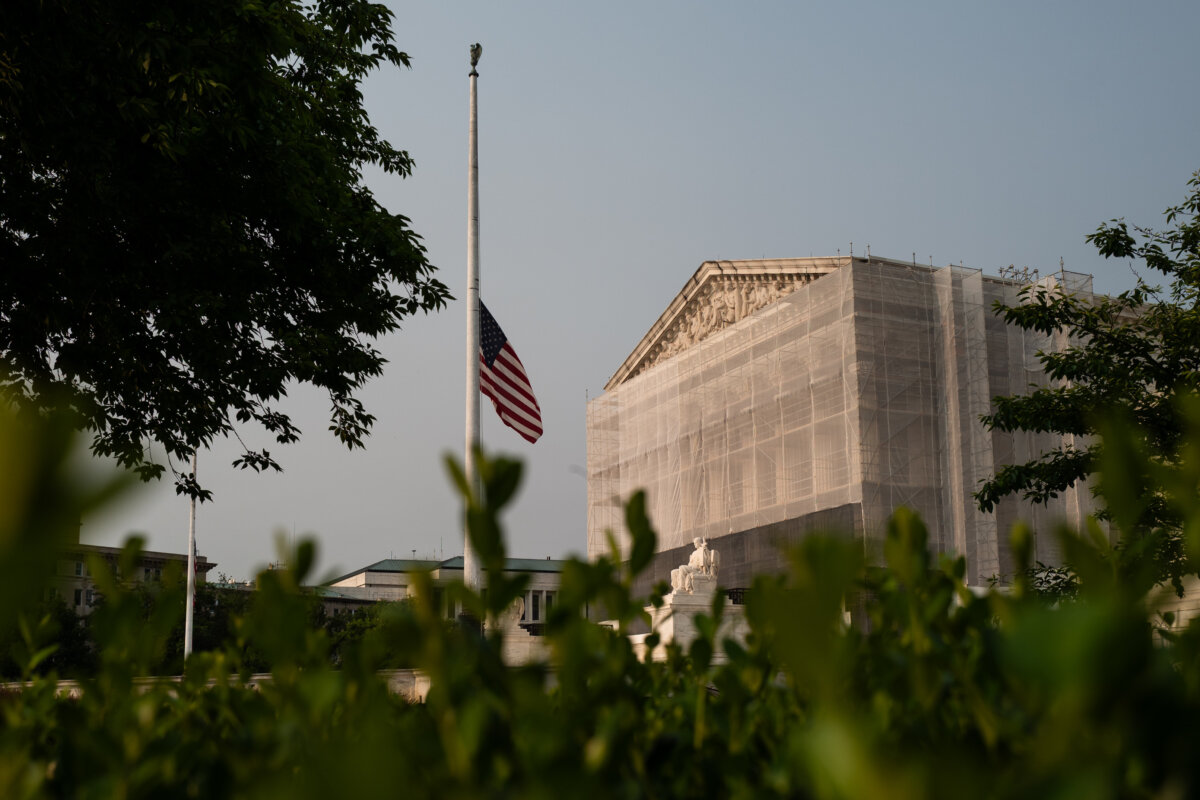 The U.S. Supreme Court in Washington on June 3, 2025. (Madalina Vasiliu/The Epoch Times)