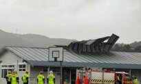 New Zealand Lashed by Storms, Roof Blown Across Suburb