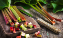 Mustard-Rhubarb Sauce the Perfect Complement to Pork Chops