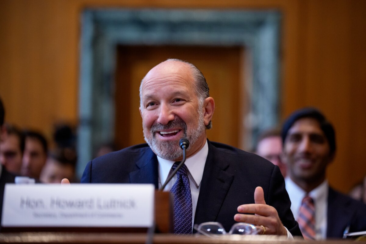 U.S. Secretary of Commerce Howard Lutnick speaks during a Senate Appropriations Committee hearing on June 4, 2025 (Andrew Harnik/Getty Images)
