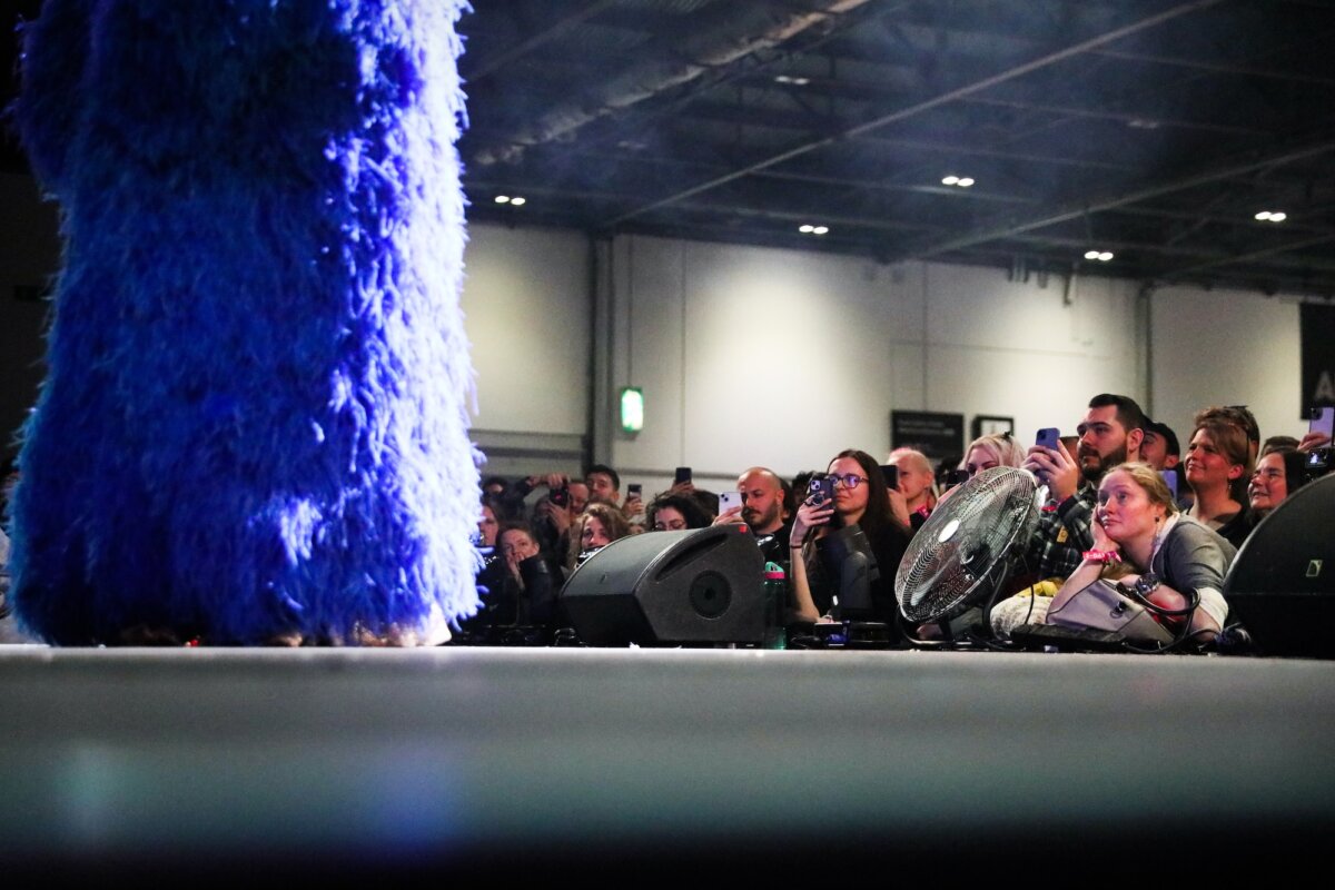 Audience members watch drag show performers on stage in London, England, on Jan. 10, 2025. (Alishia Abodunde/Getty Images)