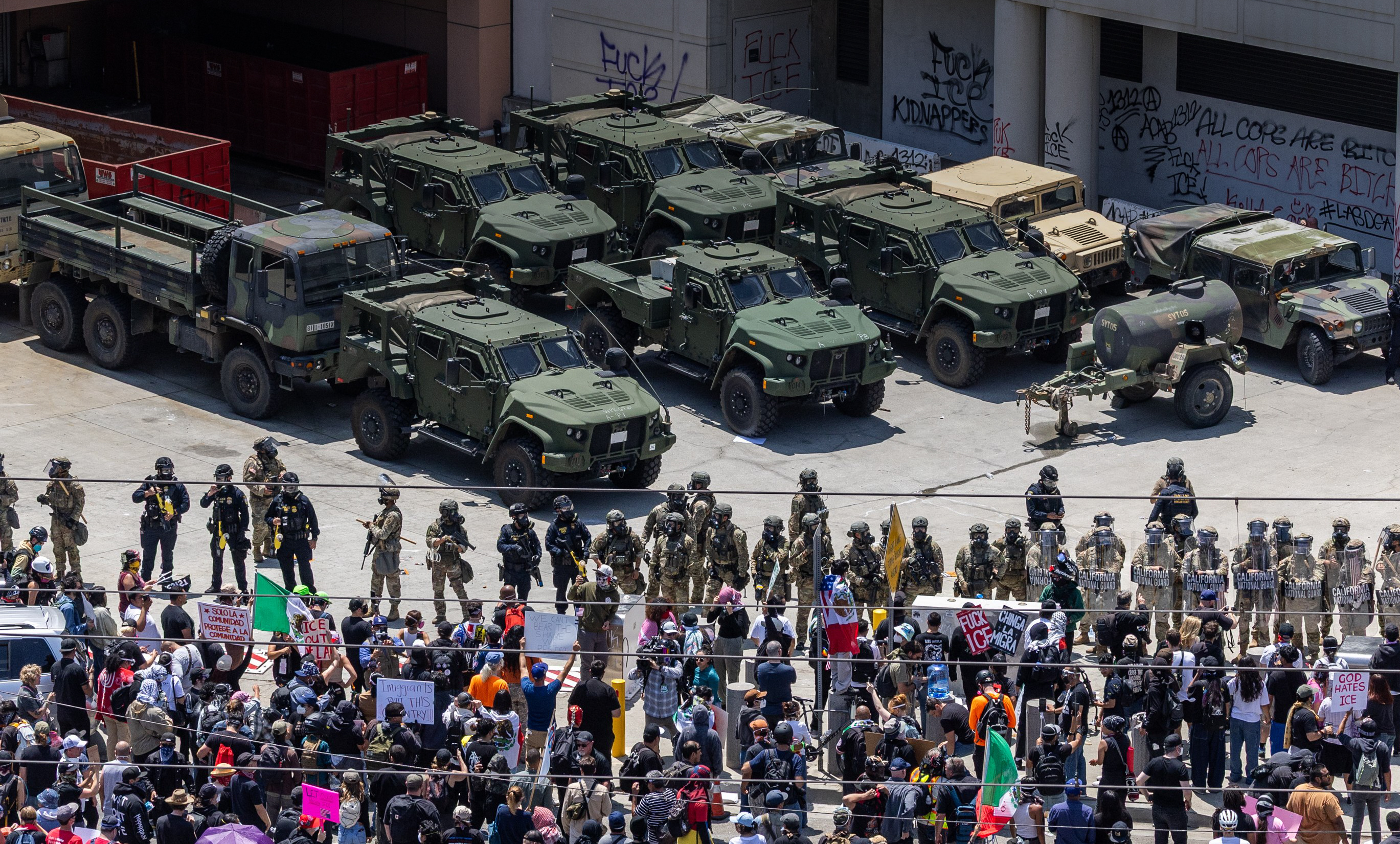 Day in Photos: Protests in Los Angeles, BET Awards, and World Oceans Day
