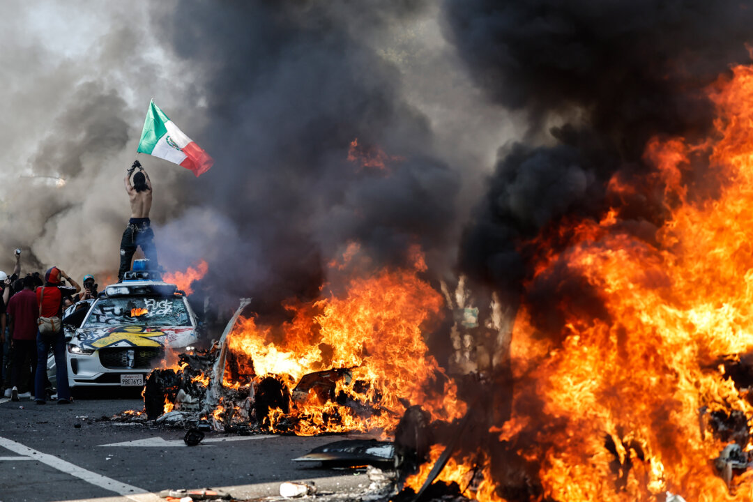 NextImg:In Photos: Anti-ICE Riots in Los Angeles