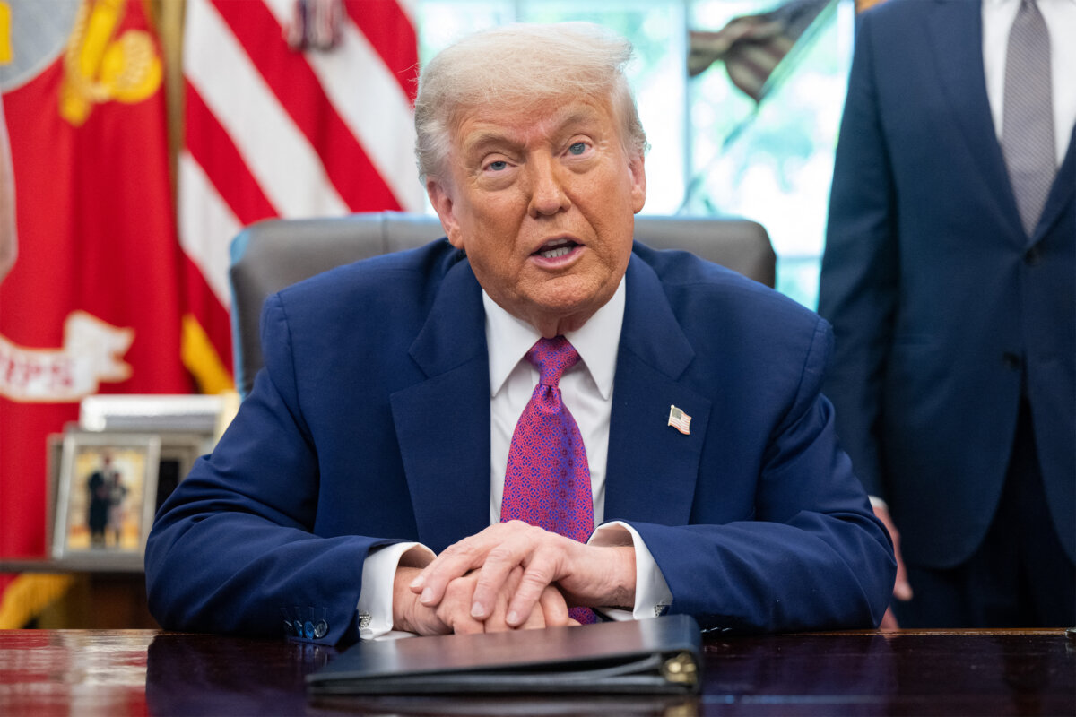 President Donald Trump in the Oval Office on June 10, 2025. (Saul Loeb/AFP via Getty Images)