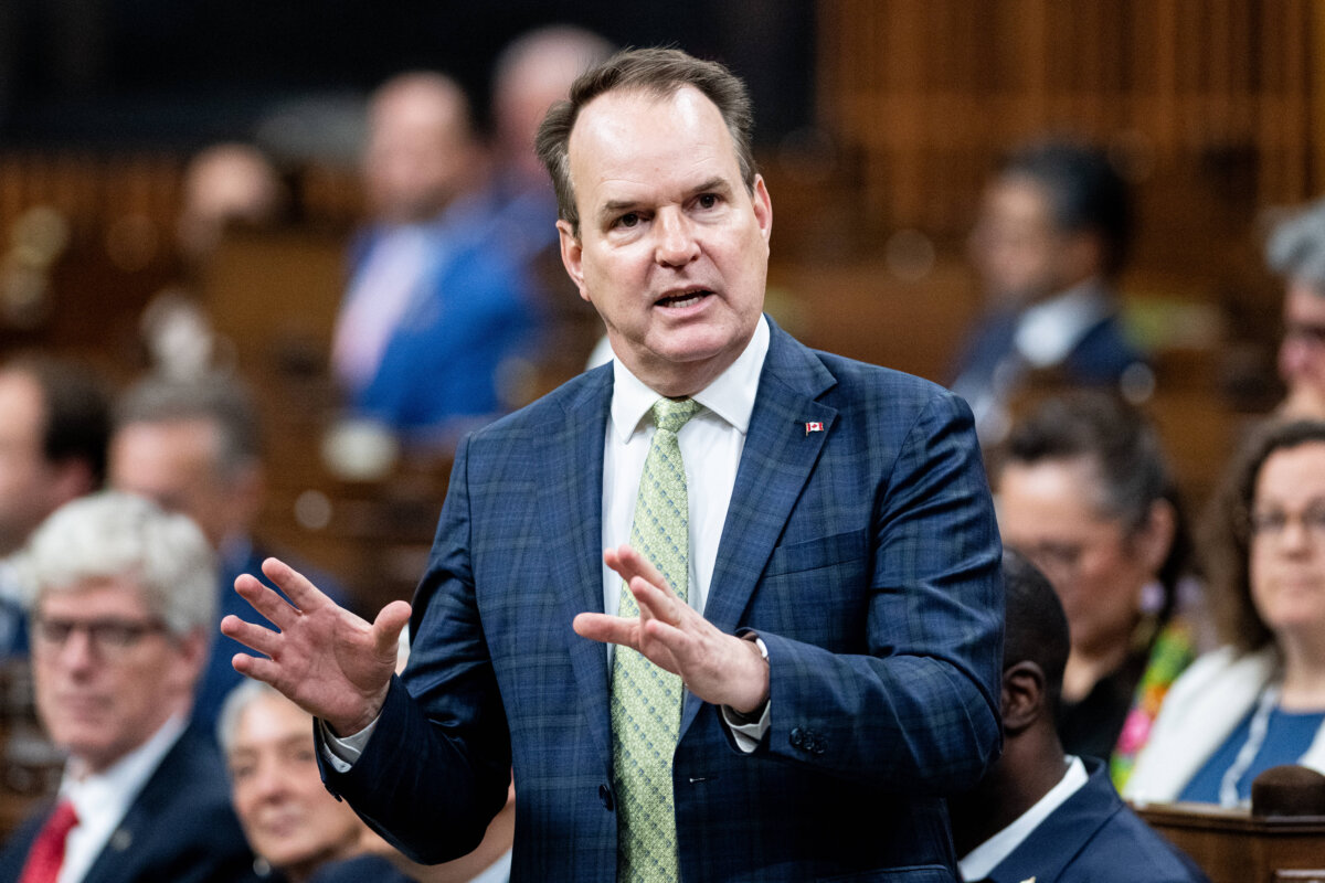Leader of the government in the House of Commons Steven MacKinnon rises during question period on Parliament Hill in Ottawa on June 6, 2025. (The Canadian Press/Spencer Colby)
