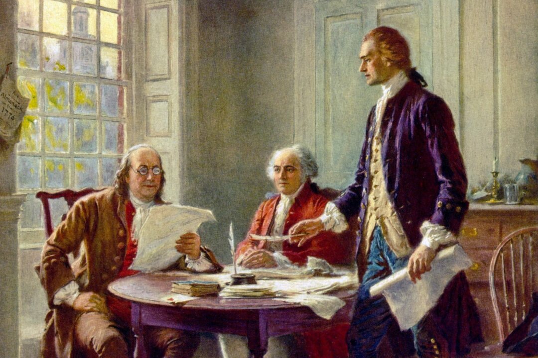 as it states in the declaration of independence