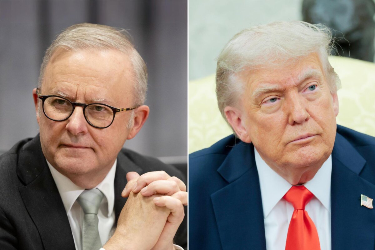 (L-R) Australian Prime Minister Anthony Albanese, US President Donald Trump. (Matt Jelonek/Getty Images, Anna Moneymaker/Getty Images)