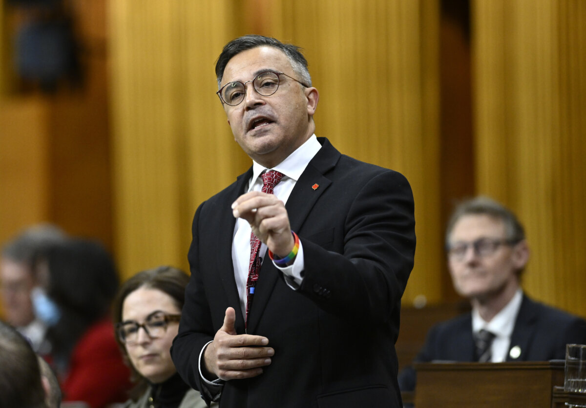 Liberal MP Mike Kelloway rises during Question Period in the House of Commons on Parliament Hill in Ottawa on Dec. 9, 2022. (Justin Tang/The Canadian Press)